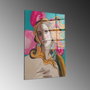 Wallity Cuadro Decorativo de Vidrio Templado Multicolor 40 x 60 cm